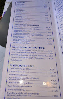 Il Cambusone à Palermo menu