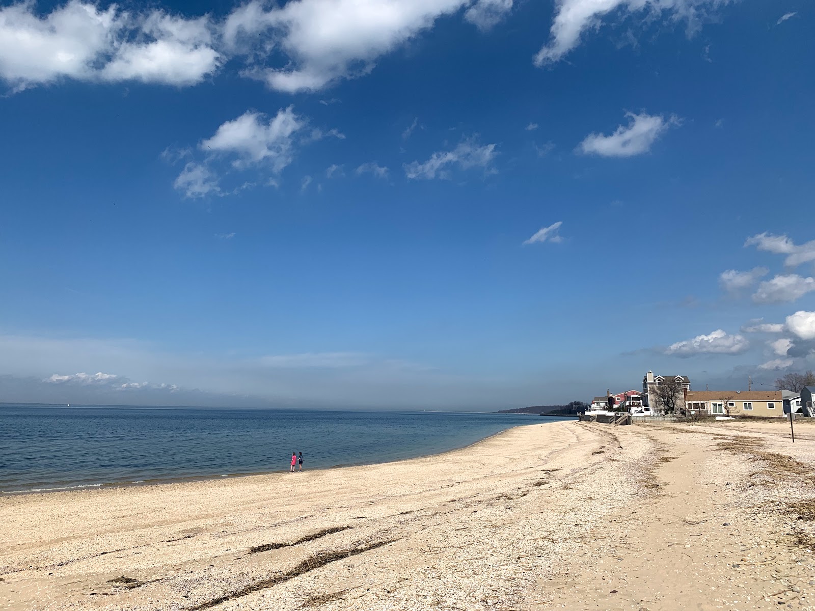 Photo of Bayville Beach with light sand &  pebble surface