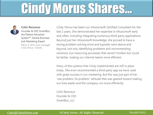 Cindy Morus, Business Coach image