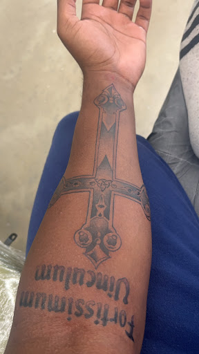 Explore philosophy tattoo ideas, creative tattoo ideas in Hutto, available at Upside Tattoo