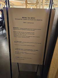 iRASSHAi à Paris menu