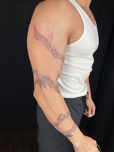 Explore spinal tattoo ideas, creative tattoo ideas in Missouri City, available at The One Tattoo