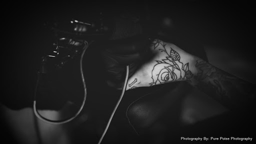 Explore painter tattoo ideas, creative tattoo ideas in Minocqua, available at Whisky Rose Tattoo Parlor