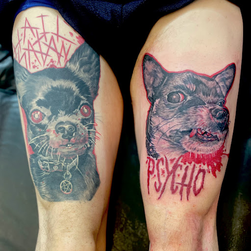 Explore lioness tattoo ideas, creative tattoo ideas in Great Falls, available at Alpha Tattoos & Piercings