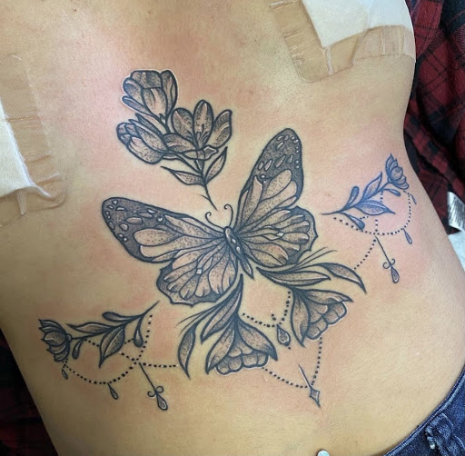 Explore calcifer tattoo ideas, creative tattoo ideas in Davenport, available at Fine Ink Studios Tattoos