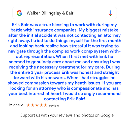 General Practice Attorney «Walker, Billingsley & Bair», reviews and photos