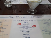 Chez Christine et Jean-Luc à L'Éguille menu