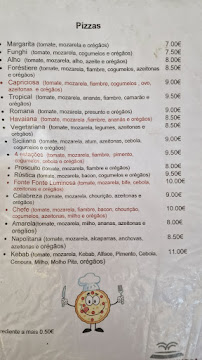 Menu du 4 Filhos Fonte Luminosa à Resende
