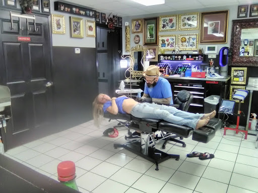 Explore knitting tattoo ideas, creative tattoo ideas in Sherwood, available at Golden Lotus Tattoo Studio