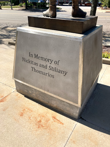 John W. Heisman memorial statue