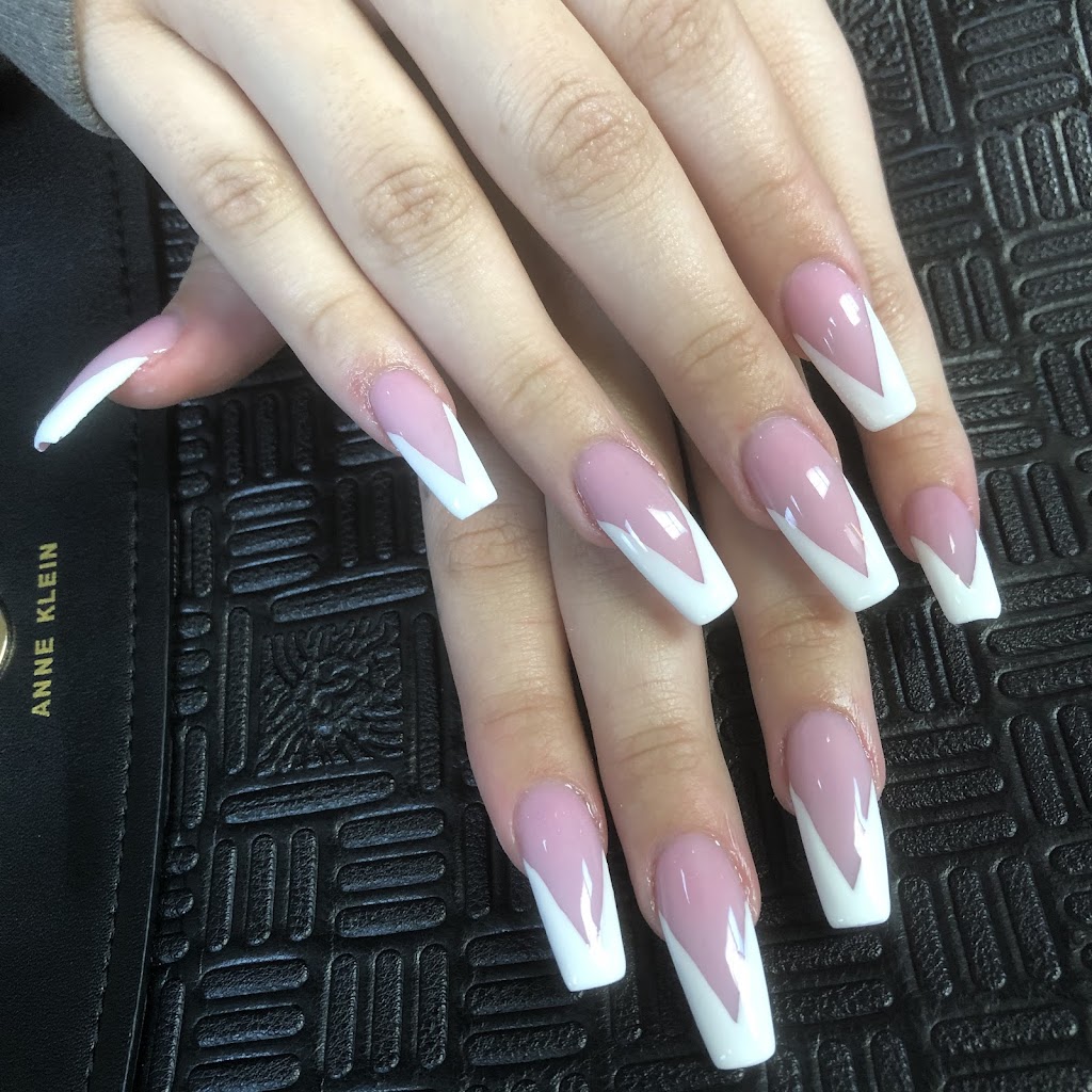 Pro pink and white nails 92677