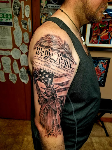 Explore powerpuff girl tattoo ideas, creative tattoo ideas in Conway, available at Primal Urge Tattoos