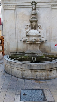 Fontaine Nostradamus du Restaurant Maison Marshall à Saint-Rémy-de-Provence - n°1