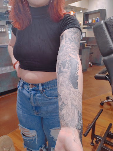 Explore leg tattoo ideas for females, creative tattoo ideas in Scottsdale, available at Fifth finger studio