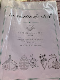Carte du Restaurant Le Passe Franc à Yvoire