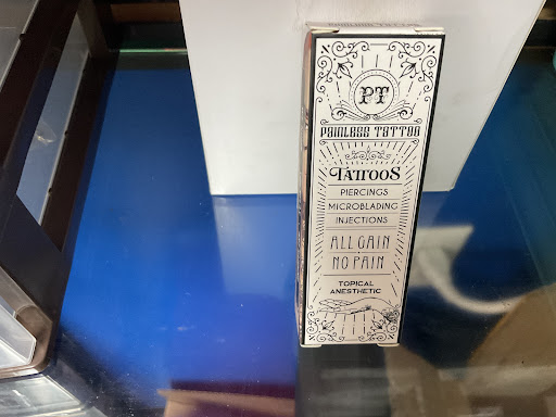 Explore line tattoo ideas, creative tattoo ideas in Dallas, available at Smoke Shop & Tattoo Supply