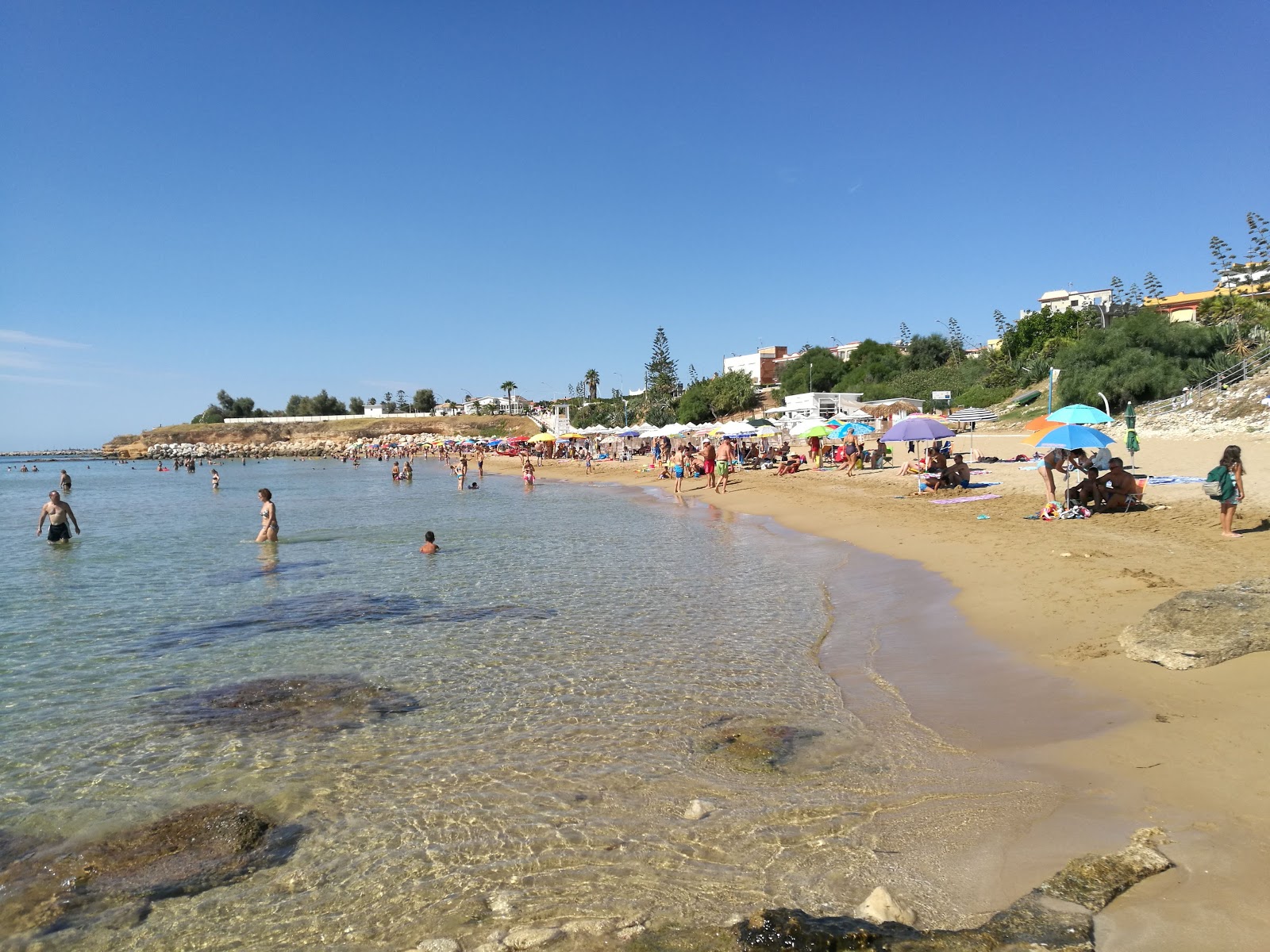 Foto av Spiaggia Pantanello strandortområde