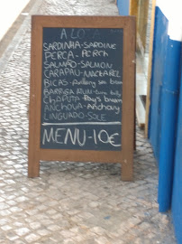A Lota à Fuseta menu