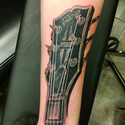 Explore guy shoulder tattoo ideas, creative tattoo ideas in Atoka, available at Hard Luck 13 Tattoo Studio