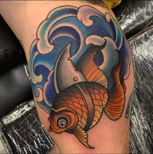 Explore tattoo ideas of dogs, creative tattoo ideas in Palmyra, available at Muse Tattoo & Body Piercing