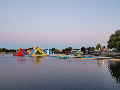 Lake Shore Inflatable Waterpark