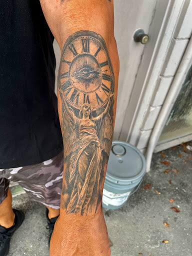 Explore tattoo ideas for men military, creative tattoo ideas in Saint Petersburg, available at Cthulhu Tattoo & Body Piercing