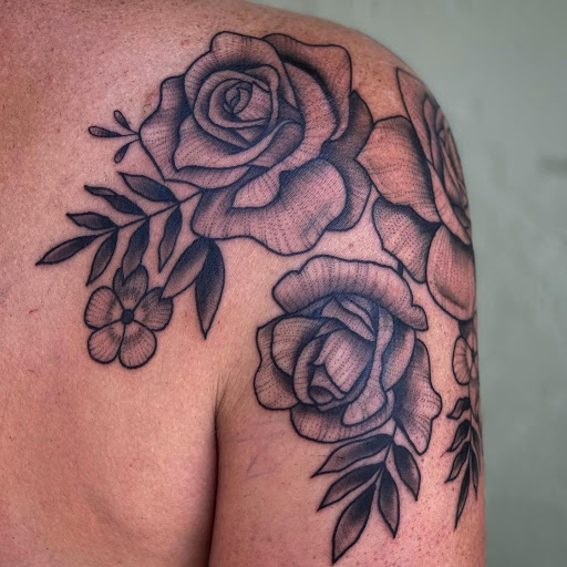 Find cute best friend tattoo ideas for your next unique tattoo in Santa Rosa at Anchor Rose Tattoo