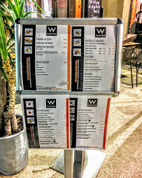 Menu / carte de W Restaurant à Nîmes