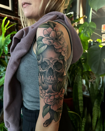 Explore infinity couple tattoo ideas, creative tattoo ideas in Paducah, available at Third Moon Tattoos