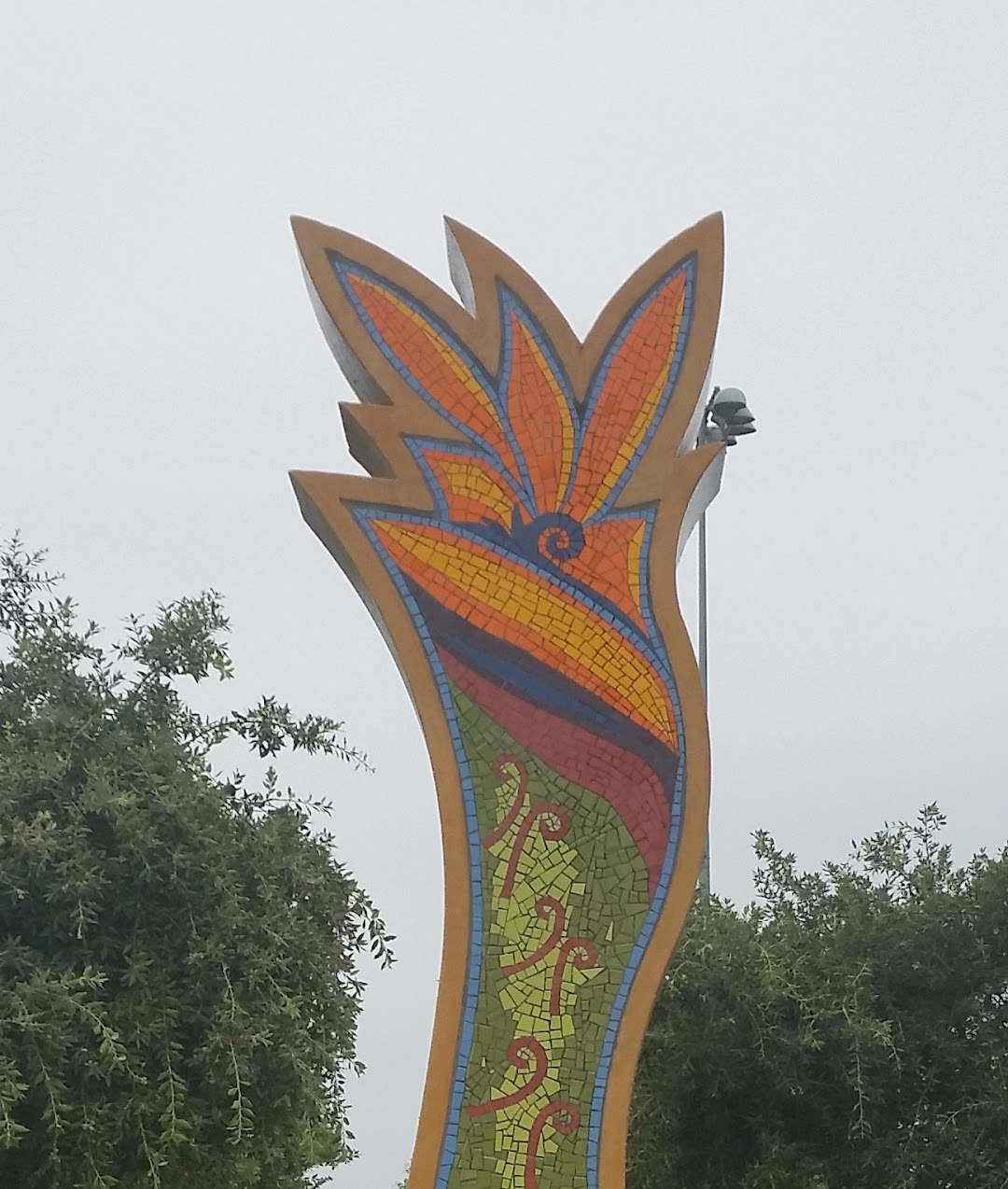 Public Art Historic Flowers of Carlsbad