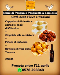 Restaurant Ristorante Pizzeria Taverna del Perugino à Città della Pieve (le menu)