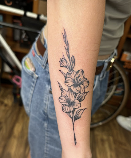 Explore juice wrld lyric tattoo ideas, creative tattoo ideas in Baltimore, available at Rippd Canvas Tattoo Shop Artists Social Club