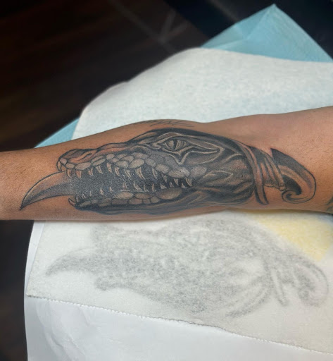 Explore turtle tattoo ideas for females, creative tattoo ideas in Covington, available at Covington Tattoo Emporium