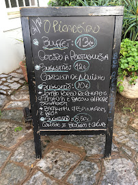 Menu du OPicadeiro à Cascais