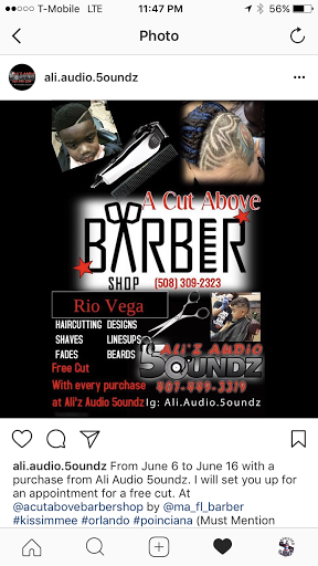 Barber Shop «A Cut Above Barbershop», reviews and photos, 2820 Michigan Ave c, Kissimmee, FL 34744, USA
