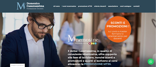 Corsi Mnemosine: Buono  sino ad € 150 - Mnemosine Online - del dott.  Domenico Casamassima