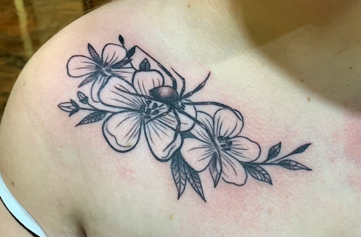 Explore simple western tattoo ideas, creative tattoo ideas in Marietta, available at The Queen Bee Tattoo and Piercing Parlour