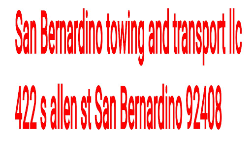 San Bernardino towing & transport llc