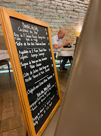 Restaurant Le Caveau des Arches à Beaune (le menu)