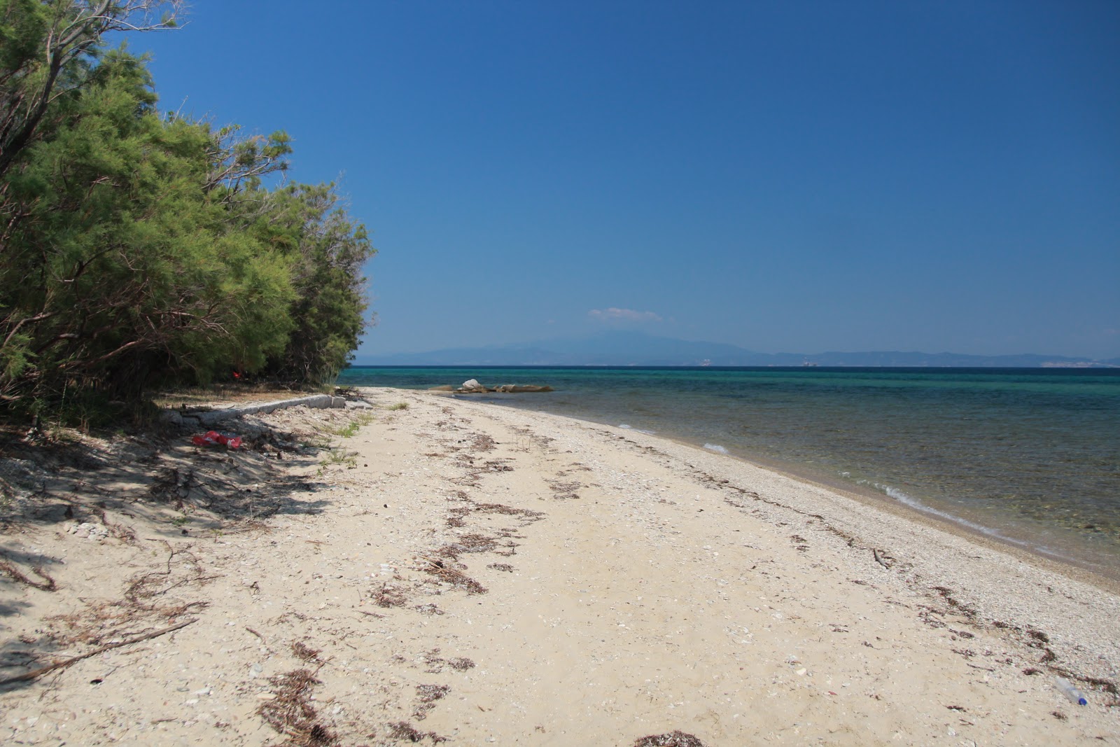 Fotografie cu Prinou beach - locul popular printre cunoscătorii de relaxare