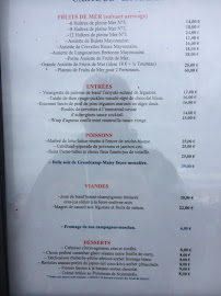 Restaurant de fruits de mer Restaurant de la Marée à Grandcamp-Maisy - menu / carte