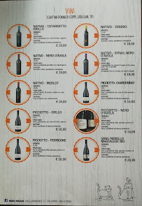 Menu / carte de Nero Miciok à Palermo