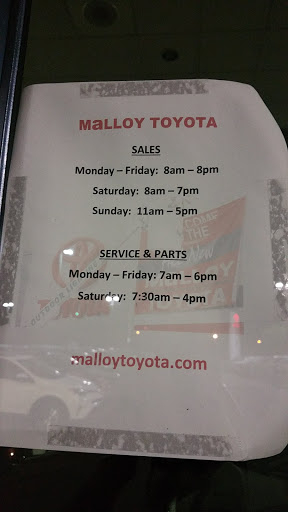 Toyota Dealer «Malloy Toyota», reviews and photos, 400 Weems Ln, Winchester, VA 22601, USA