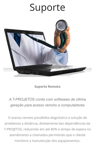 Logo da empresa - T-Projetos Soluções e Tecnologia