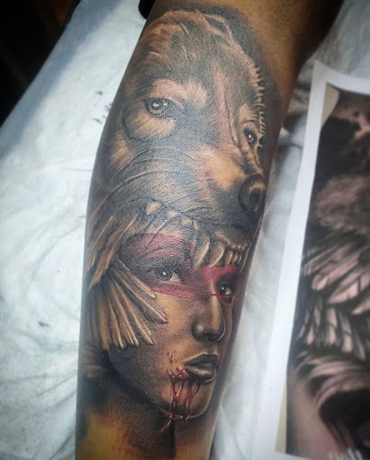 Explore assassins creed tattoo ideas, creative tattoo ideas in Houston, available at RS3 Studios