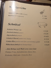 Carte du Gaststätte Bei Uns à Rodgau