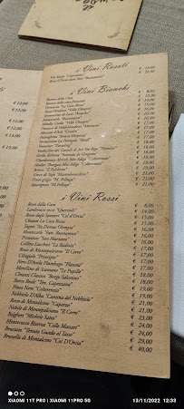 Restaurant Ristorante Pizzeria Il Campagnolo à Camaiore (la carte)