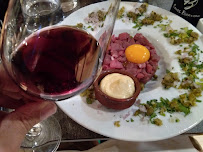 Steak tartare du Restaurant français BISTROT DES GRANDS CRUS à Chablis - n°4