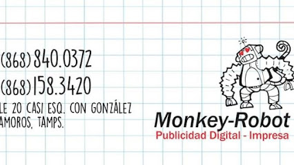 Monkey Robot -publicidad digital e impresa-