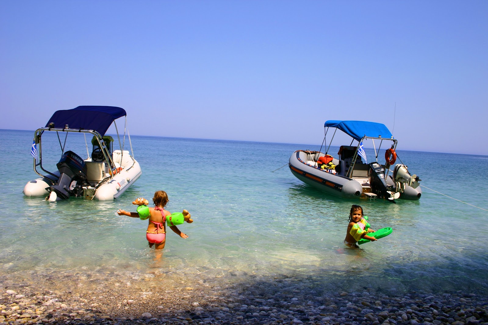 Photo of Paralia Kaladi III with turquoise pure water surface